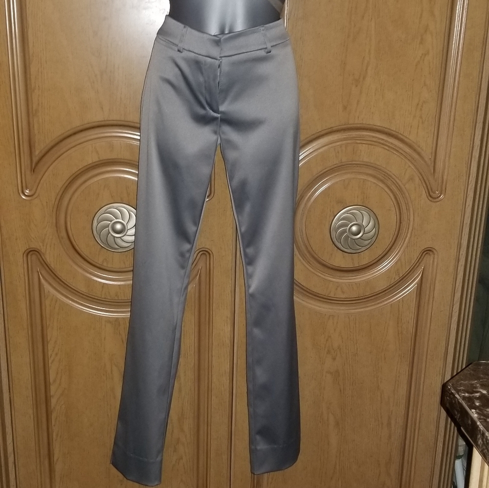 CACHE SILVER METALIC SKINNY TROUSERS